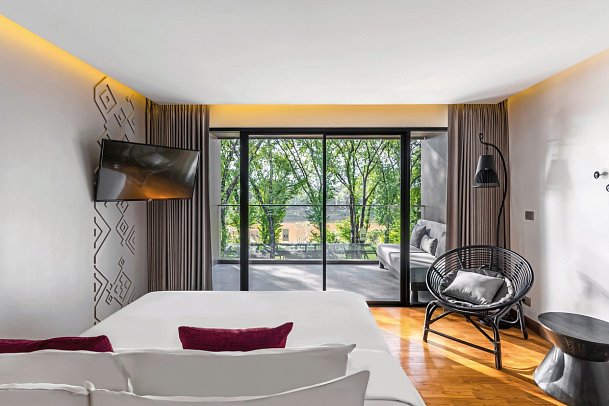 CROSS Chiang Mai Riverside - Wohnbeispiel River View Suite (Zimmercodierung WB1)