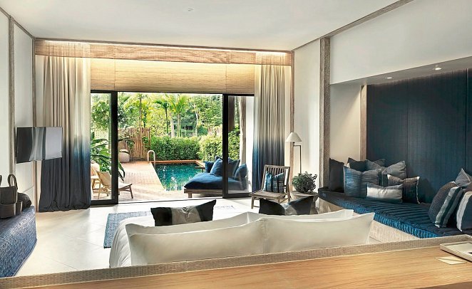 Raya Heritage - Wohnbeispiel Kraam Pool Suite (Zimmercodierung WB3)