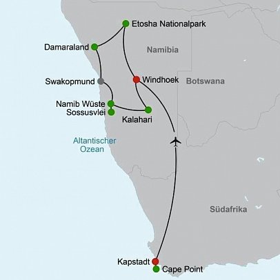 Kapstadt & Namibia – Urbaner Lifestyle & endlose Weiten