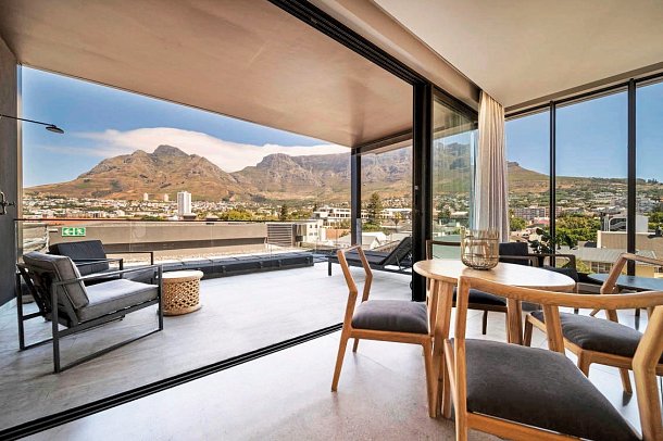 Kloof Street Hotel - Beispiel Terrasse Luxury View Suite (Zimmercodierung WB2)