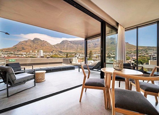 Kloof Street Hotel - Beispiel Terrasse Luxury View Suite (Zimmercodierung WB2)