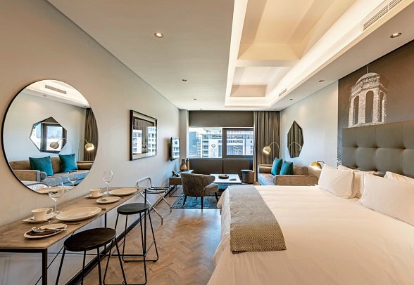 The Onyx Apartment Hotel - Wohnbeispiel Studio Apartement (Zimmercodierungen SB1 & SD6)