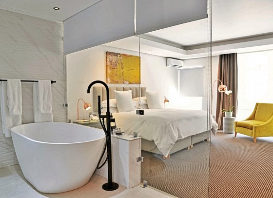 Cape Milner Hotel - Wohnbeispiel Luxury Room (Zimmercodierung UU1)