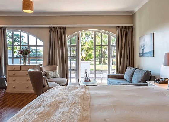 Whale Rock Luxury Lodge - Wohnbeispiel Garden Deluxe Room (Zimmercodierung D1G)
