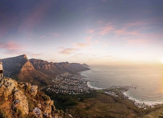 Erlebnis Gartenroute, Karoo & Addo - Blick vom Lions Head auf die Tafelbucht