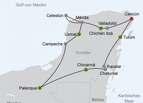 Yucatán Rundreise