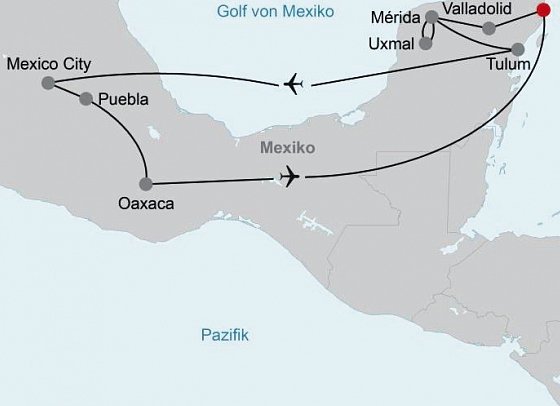 Der Herzschlag Mexikos - von Yucatan bis Oaxaca