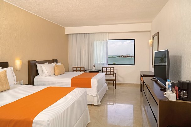 Flamingo Cancun Resort - Wohnbeispiel Standard Lagoon View (Zimmercodierung UGI)