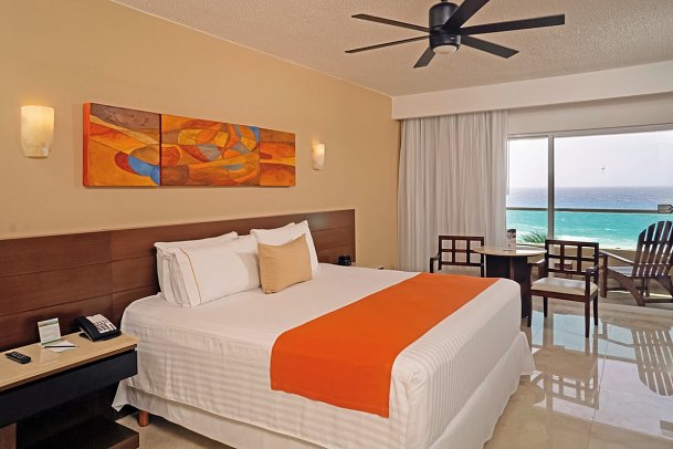 Flamingo Cancun Resort - Wohnbeispiel Deluxe Room Ocean View (Zimmercodierung UDM)