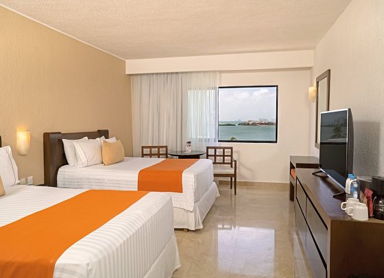 Flamingo Cancun Resort - Wohnbeispiel Standard Lagoon View (Zimmercodierung UGI)