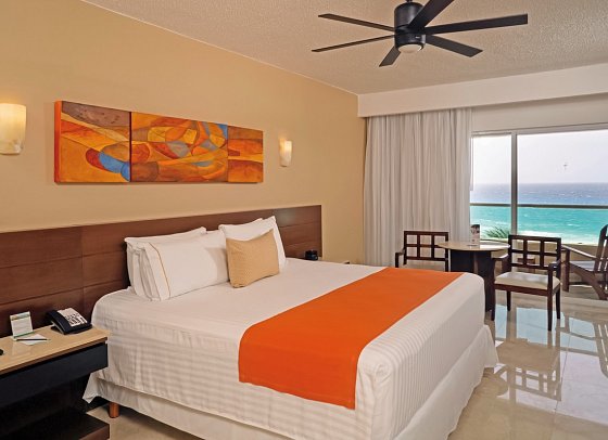 Flamingo Cancun Resort - Wohnbeispiel Deluxe Room Ocean View (Zimmercodierung UDM)