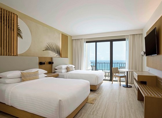 Marriott Cancun - Wohnbeispiel Ocean View 2 Double (Zimmercodierung D2M)