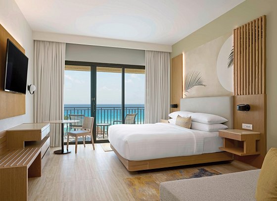Marriott Cancun - Wohnbeispiel Ocean View 1 King (Zimmercodierung D1M)