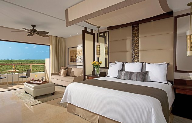 Secrets Playa Mujeres Golf & Spa Resort - Wohnbeispiel Juniorsuite Gardenview (Zimmercodierung JBG)