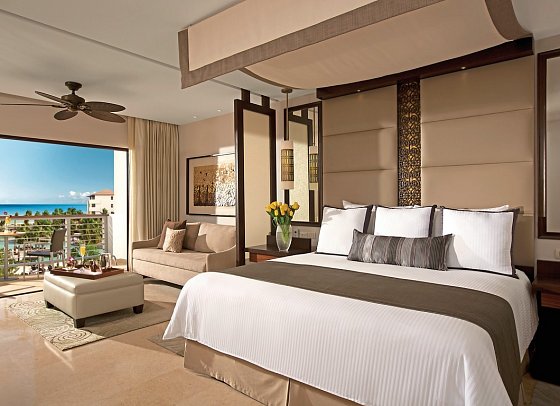 Secrets Playa Mujeres Golf & Spa Resort - Wohnbeispiel Preferred Club Juniorsuite Oceanview (Zimmercodierung JLM)