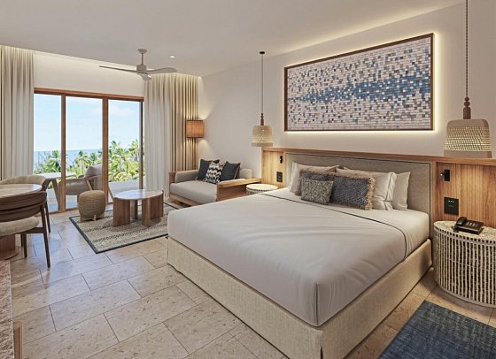 Secrets Playa Mujeres Golf & Spa Resort - Wohnbeispiel Juniorsuite Oceanview (Zimmercodierung JBM)