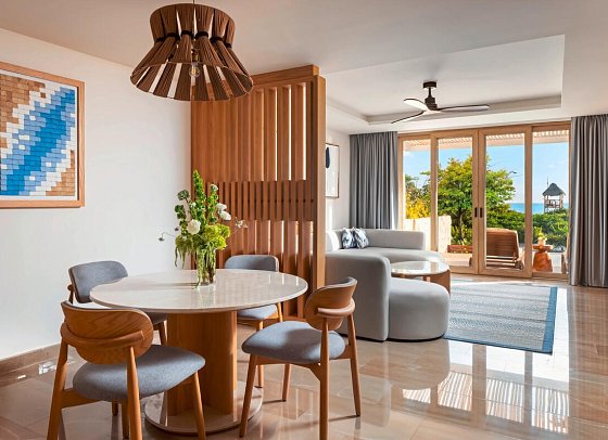 Secrets Playa Mujeres Golf & Spa Resort - Wohnbeispiel Preferred Club Mastersuite Oceanfront Private Pool (Zimmercodierung WLQ)
