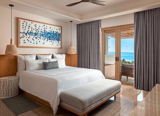 Secrets Playa Mujeres Golf & Spa Resort - Wohnbeispiel Preferred Club Mastersuite Oceanview (Zimmercodierung WL1)