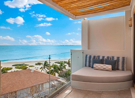 Secrets Playa Mujeres Golf & Spa Resort - Wohnbeispiel Preferred Club Mastersuite Oceanview (Zimmercodierung WL1)