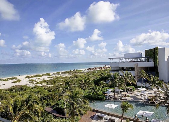 TRS Coral Hotel - Wohnbeispiel Juniorsuite Beachside Oceanview (Zimmercodierung J9O)