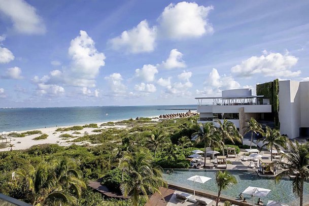 TRS Coral Hotel - Wohnbeispiel Juniorsuite Beachside Oceanview (Zimmercodierung J9O)