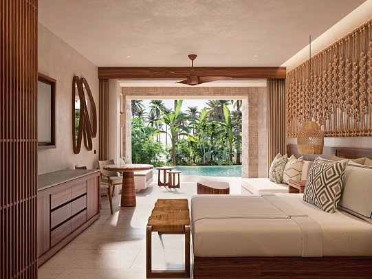 Secrets Playa Blanca Costa Mujeres - Wohnbeipspiel Junior Suite Swim Out (Zimmercodierung J1Q)