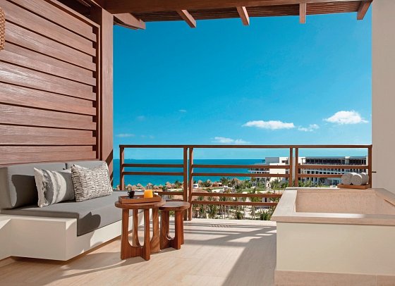 Secrets Playa Blanca Costa Mujeres - Wohnbeispiel Juior Suite Ocean View (Zimmercodierung J1M)