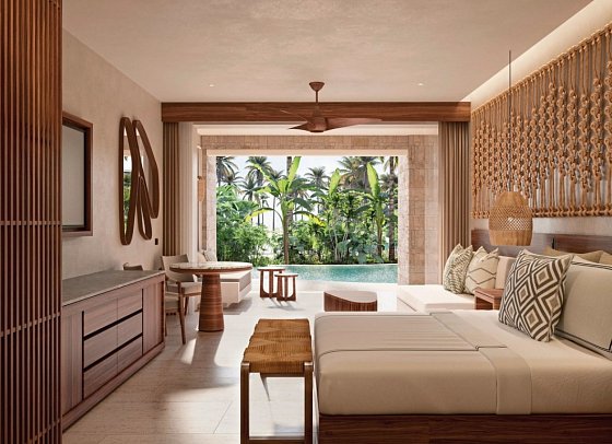 Secrets Playa Blanca Costa Mujeres - Wohnbeipspiel Junior Suite Swim Out (Zimmercodierung J1Q)
