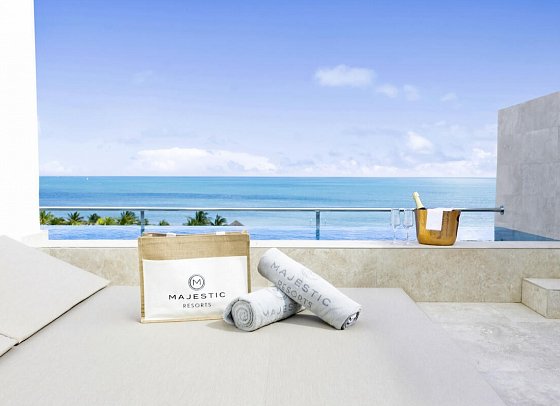 Majestic Mirage Costa Mujeres - Wohnbeispiel Mirage Club Plunge Pool Suite (Zimmercodierung WL1)
