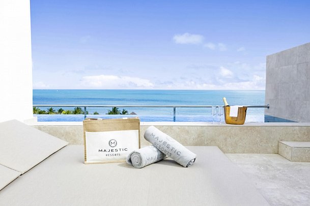 Majestic Mirage Costa Mujeres - Wohnbeispiel Mirage Club Plunge Pool Suite (Zimmercodierung WL1)