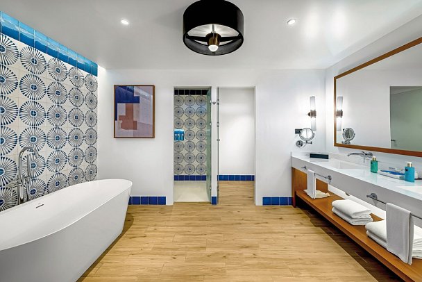 Ocean Allure Costa Mujeres - Wohnbeispiel Junior Suite (Zimmercodierungen J1M, J1P & J1G)