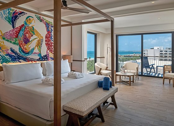 Ocean Allure Costa Mujeres - Wohnbeispiel Privilege Junior Suite (Zimmercodierung JR1)