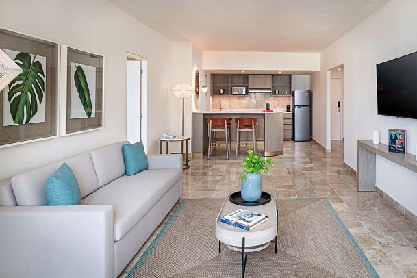 Melia Casa Maya Cancun All inclusive - Wohnbeispiel The Level Suite Oceanview (Zimmercodierung WUM)