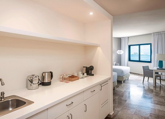 Melia Casa Maya Cancun All inclusive - Wohnbeispiel Melia Room Oceanview (Zimmercodierungen W5M & WI1)