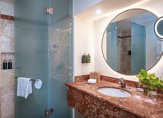 Melia Casa Maya Cancun All inclusive - Wohnbeispiel Melia Room Oceanview (Zimmercodierungen W5M & WI1)
