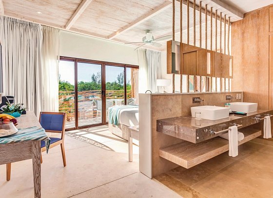 Mystique Holbox by Royalton - Wohnbeispiel Deluxe Juniorsuite (Zimmercodierung JD1)