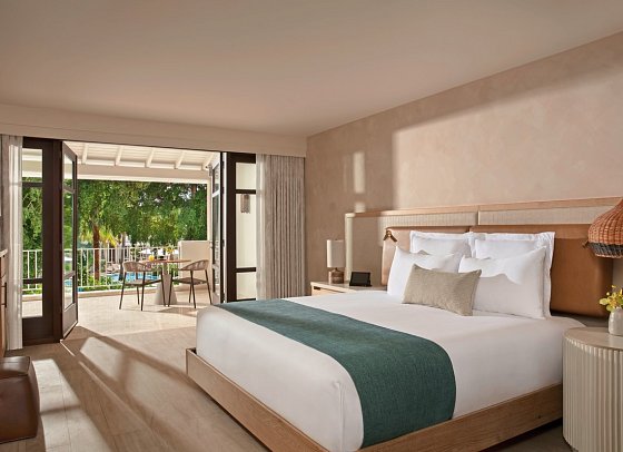 Zoëtry Curaçao Resort & Spa - Wohnbeispiel Juniorsuite Poolview King (Zimmercodierung J1P)