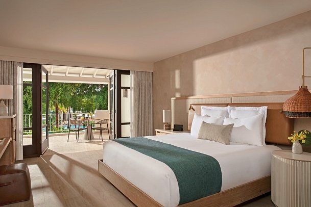 Zoëtry Curaçao Resort & Spa - Wohnbeispiel Juniorsuite Poolview King (Zimmercodierung J1P)