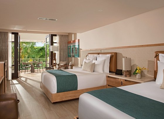Zoëtry Curaçao Resort & Spa - Wohnbeispiel Mastersuite Tropical Gardenview Double (Zimmercodierung W1G)