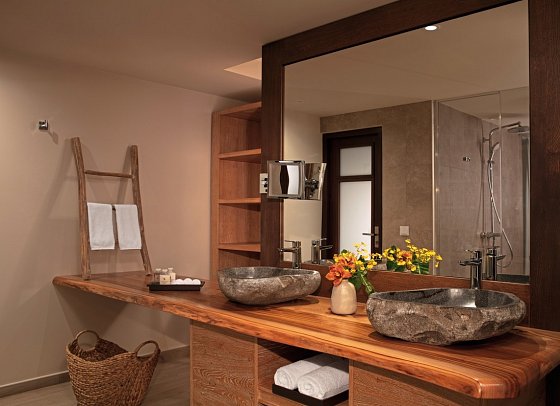 Zoëtry Curaçao Resort & Spa - Wohnbeispiel Mastersuite (Bad) (Zimmercodierungen W1G, W2G, W1P & W2P)
