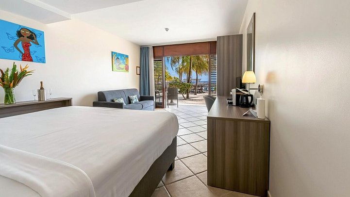 LionsDive Beach Resort - Wohnbeispiel Beachfront Cabana (Zimmercodierung BB1)