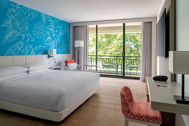 Curaçao Marriott Beach Resort - Wohnbeispiel Limited View King (Zimmercodierung UB1)