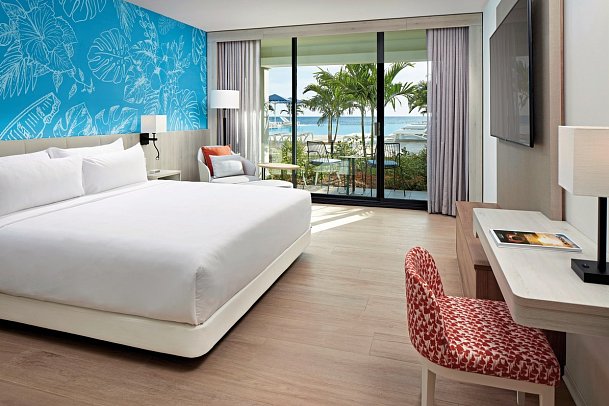 Curaçao Marriott Beach Resort - Wohnbeispiel Oceanview King (Zimmercodierung J1M)