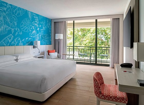 Curaçao Marriott Beach Resort - Wohnbeispiel Limited View King (Zimmercodierung UB1)