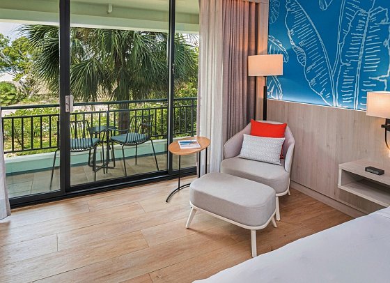 Curaçao Marriott Beach Resort - Wohnbeispiel Limited View King (Zimmercodierungen UB1 & UB2)