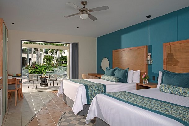 Dreams Cozumel Cape Resort & Spa - Wohnbeispiel Preferred Club Juniorsuite Tropicalview (Zimmercodierung JLG)