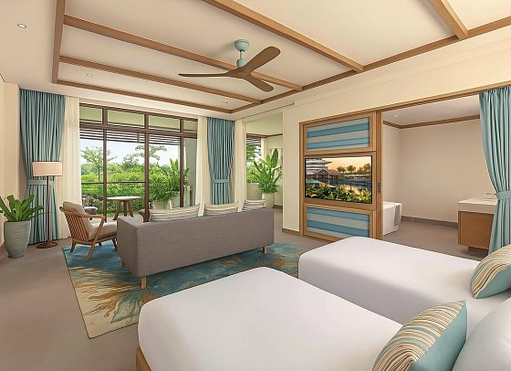 Fusion Resort & Villas Da Nang - Wohnbeispiel Garden View Suite (Zimmercodierung WBG)