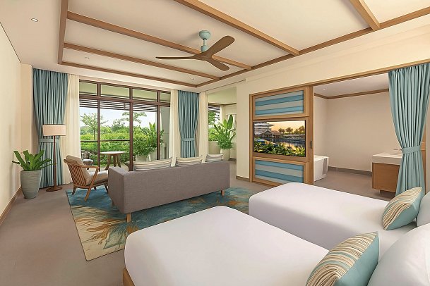 Fusion Resort & Villas Da Nang - Wohnbeispiel Garden View Suite (Zimmercodierung WBG)