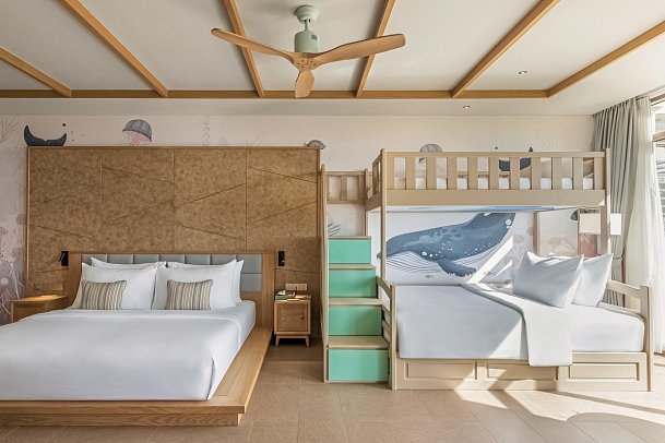 Fusion Resort & Villas Da Nang - Wohnbeispiel Garden View Family Suite (Zimmercodierung WI1)