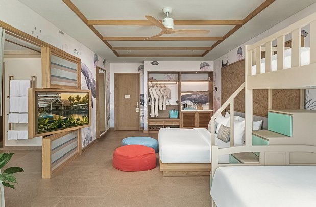 Fusion Resort & Villas Da Nang - Wohnbeispiel Garden View Family Suite (Zimmercodierung WI1)